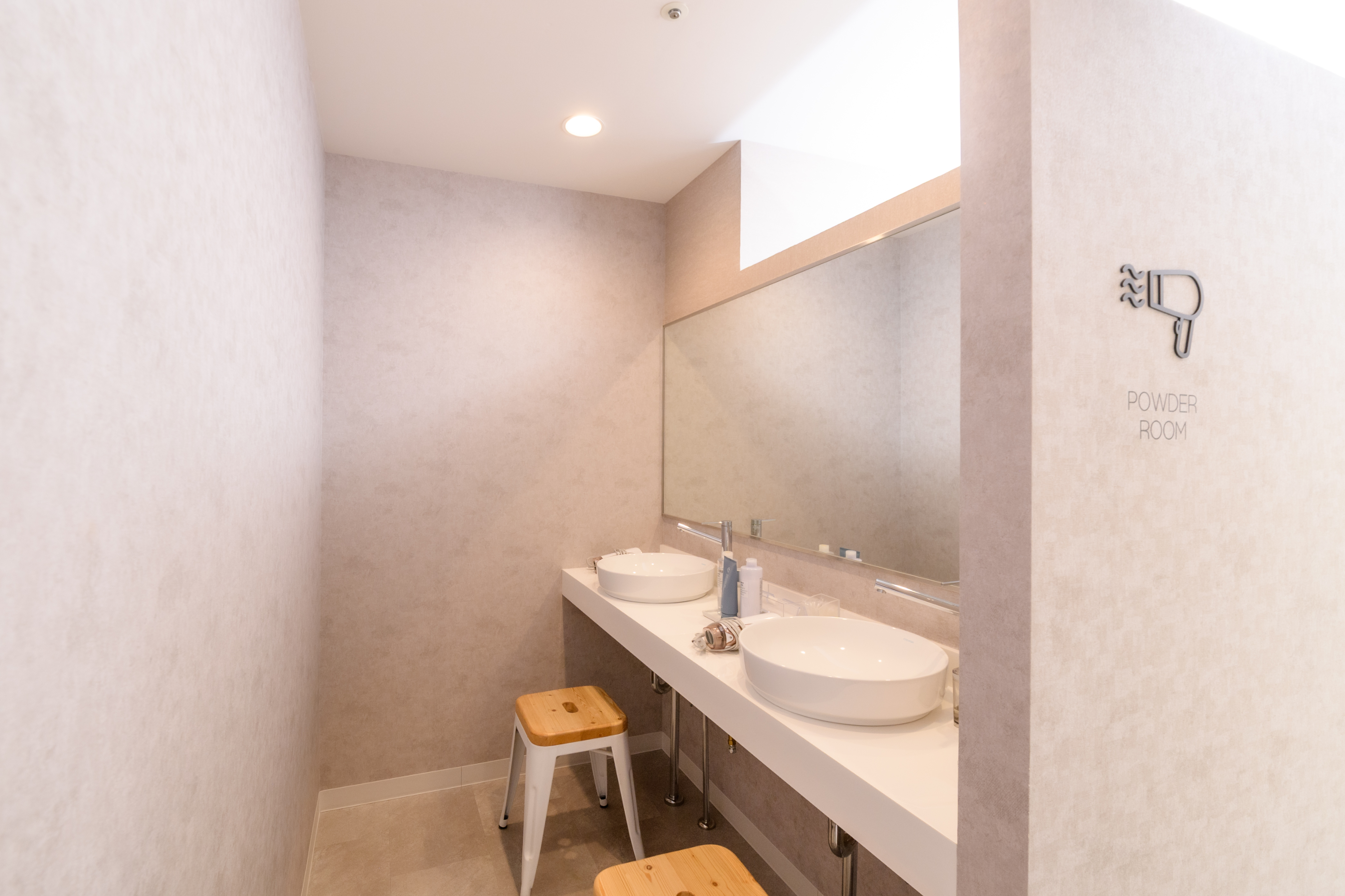 さんすて倉敷店パウダールーム